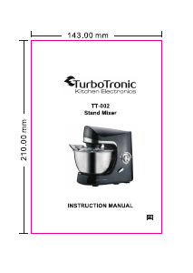 Εγχειρίδιο TurboTronic TT-002 Μίξερ