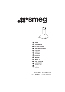 Manual Smeg KD61XE2 Cooker Hood