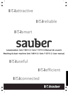 Manual Sauber SERIE 7-8614LS Washer-Dryer