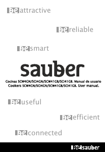 Handleiding Sauber SCI41GB Fornuis