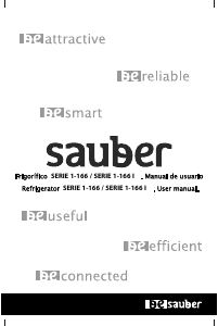 Handleiding Sauber SERIE 1-166 Koel-vries combinatie