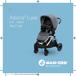 Handleiding Maxi-Cosi Adorra² Luxe Kinderwagen