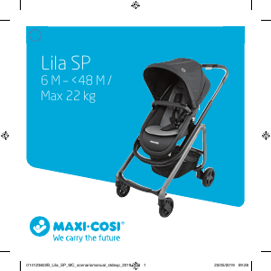 Manual Maxi-Cosi Lila SP Carrinho de bebé