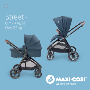 Hướng dẫn sử dụng Maxi-Cosi Street+ Xe đẩy
