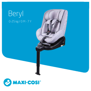 Kullanım kılavuzu Maxi-Cosi Beryl Oto koltuğu