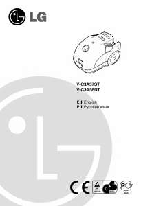 Manual LG V-C3A57ST Vacuum Cleaner