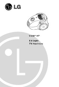 Manual LG V-C5682HTM Vacuum Cleaner