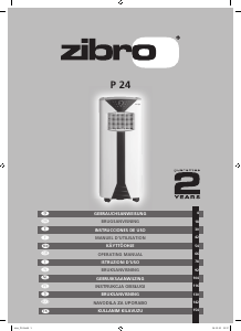 Manuale Zibro P 24 Condizionatore d’aria