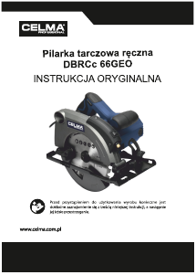 Instrukcja Celma DBRCc 66GEO Pilarka tarczowa