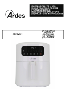 Manual de uso Ardes ARFRYA01 Freidora