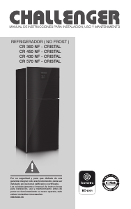 Manual de uso Challenger CR 360 NF Frigorífico combinado