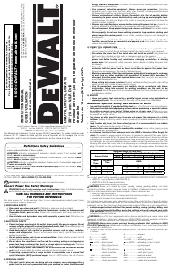 Manual de uso DeWalt DWD115K Atornillador taladrador