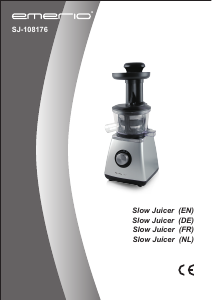 Manual Emerio SJ-108176 Juicer