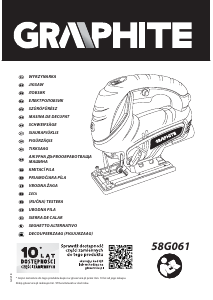 Instrukcja Graphite 58G061 Wyrzynarka