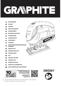 Bedienungsanleitung Graphite 58G061 Stichsäge