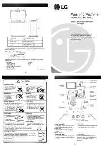 Manual LG WP-703DT Washing Machine