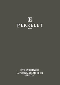 Manual Perrelet A1101/3 Lab Peripheral Dual Time Big Date Watch