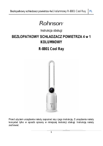 Instrukcja Rohnson R-8801 Cool Ray Wentylator