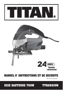 Mode d’emploi Titan TTB285JSW Scie sauteuse