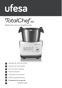 Manual Ufesa TotalChef RK3 Robot de cozinha