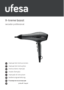 Manual Ufesa X-Treme Boost Secador de cabelo