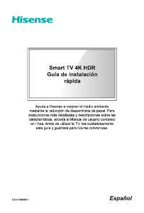 Manual de uso Hisense 55H8G Televisor de LED