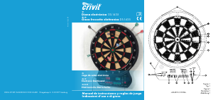 Manual de uso Crivit DS-1435 Tablero de dardo