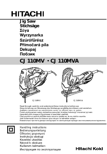 Használati útmutató Hitachi CJ 110MV Szúrófűrész