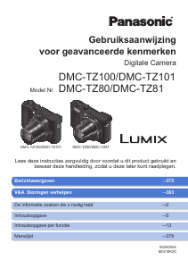 Handleiding Panasonic DMC-TZ81 Lumix Digitale camera