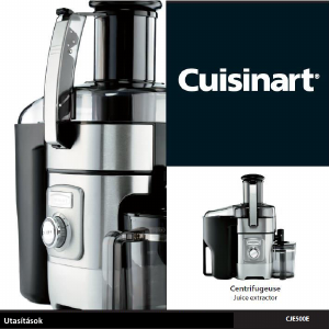 Használati útmutató Cuisinart CJE-500E Gyümölcscentrifuga