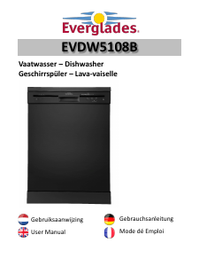 Bedienungsanleitung Everglades EVDW5108B Geschirrspüler