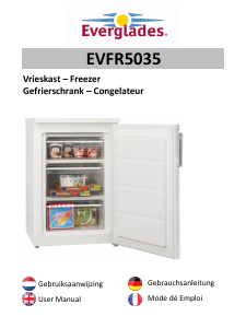 Handleiding Everglades EVFR5035 Vriezer