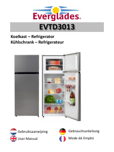 Bedienungsanleitung Everglades EVTD3013 Kühl-gefrierkombination