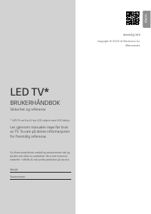 Bruksanvisning LG 43UR73006LA LED-TV