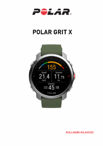 Kullanım kılavuzu Polar Grit X Spor kol saati