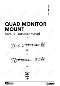 Rokasgrāmata VonHaus 3000113 Monitora stiprinājums