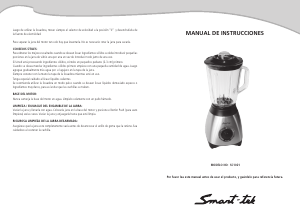 Manual de uso Smart-Tek SC1021 Batidora