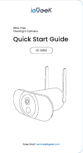 Manual ieGeek ZS-GX5S Security Camera