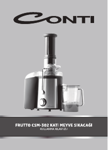 Kullanım kılavuzu Conti CSM-302 Meyve sıkacağı