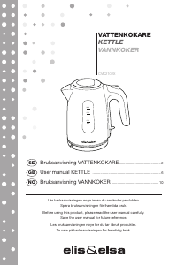 Bruksanvisning Elis and Elsa CVK2102X Vattenkokare
