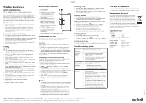 Handleiding Exibel H-801 Koptelefoon