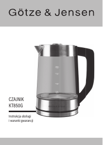 Instrukcja Götze & Jensen KT850G Czajnik