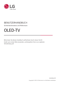 Bedienungsanleitung LG 55AN960H0LD LED fernseher