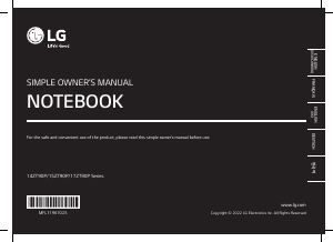 Bedienungsanleitung LG 14ZT90P-G Notebook