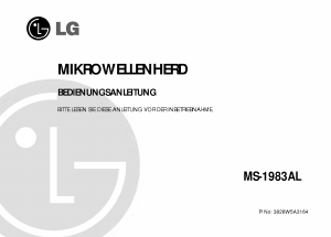 Bedienungsanleitung LG MS-1983AL Mikrowelle