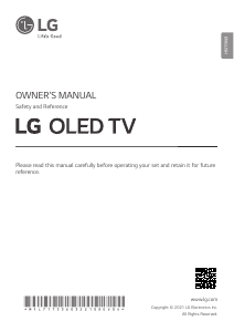Handleiding LG OLED65G19LA OLED televisie