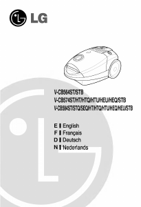 Mode d’emploi LG V-CB574STB Aspirateur