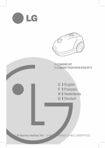 Handleiding LG V-C3860RDV Stofzuiger