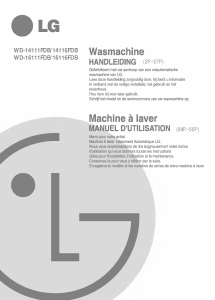 Handleiding LG WD-14116FDB Wasmachine