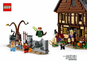 Vadovas Lego set 21341 Ideas Disney Fokus Pokus: Sandersonų seserų namas